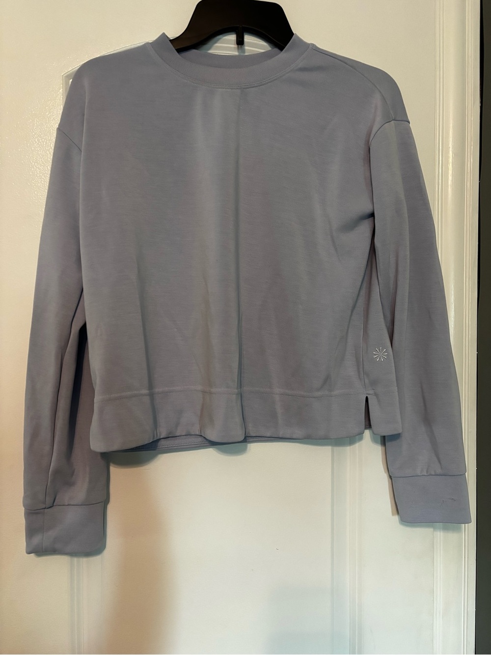 Athleta Everyday Cropped Sweatshirt - Light Lavender Size XS